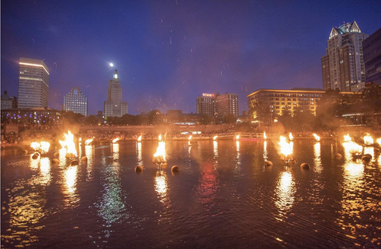 Waterfire Partial Lighting